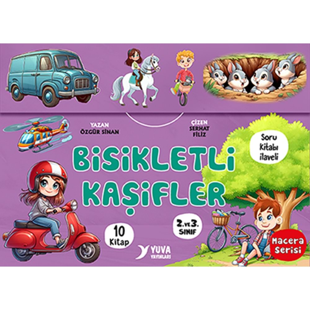 BİSİKLETLİ KAŞİFLER (MACERA SERİSİ) 2.SNF 10 KİT.TK