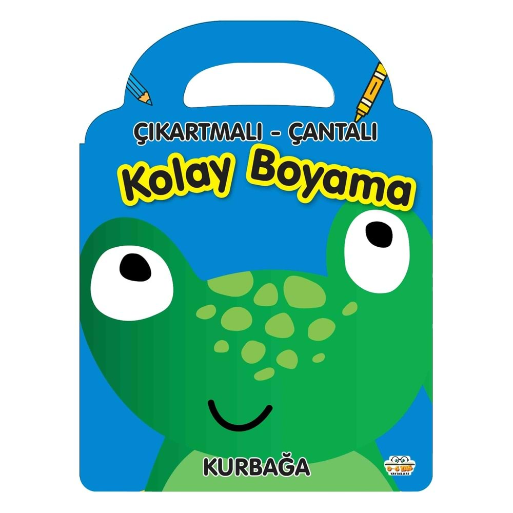 KURBAĞA - ÇIKARTMALI-ÇANTALI KOLAY BOYAMA