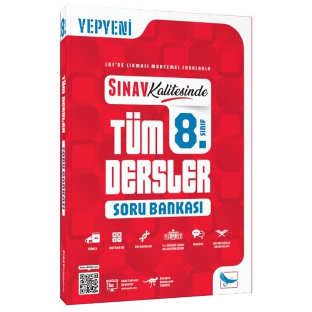 Sınav Kalitesinde 8. Sınıf LGS Tüm Dersler Soru Bankası