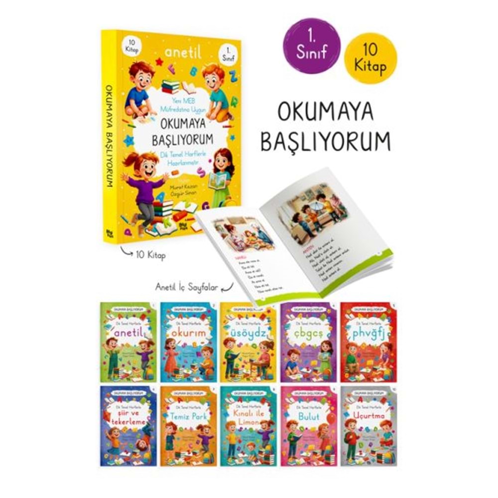 Okumaya Başlıyorum – ANETİL 10 Kitap