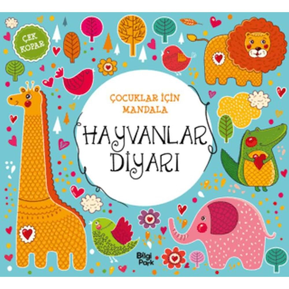 Çocuklar İçin Mandala Hayvanlar Diyarı