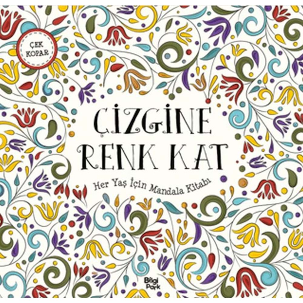 Çizgine Renk Kat Her Yaş İçin Mandala
