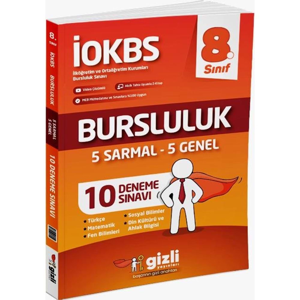 8. Sınıf LGS İOKBS Bursluluk 10 Deneme Sınavı