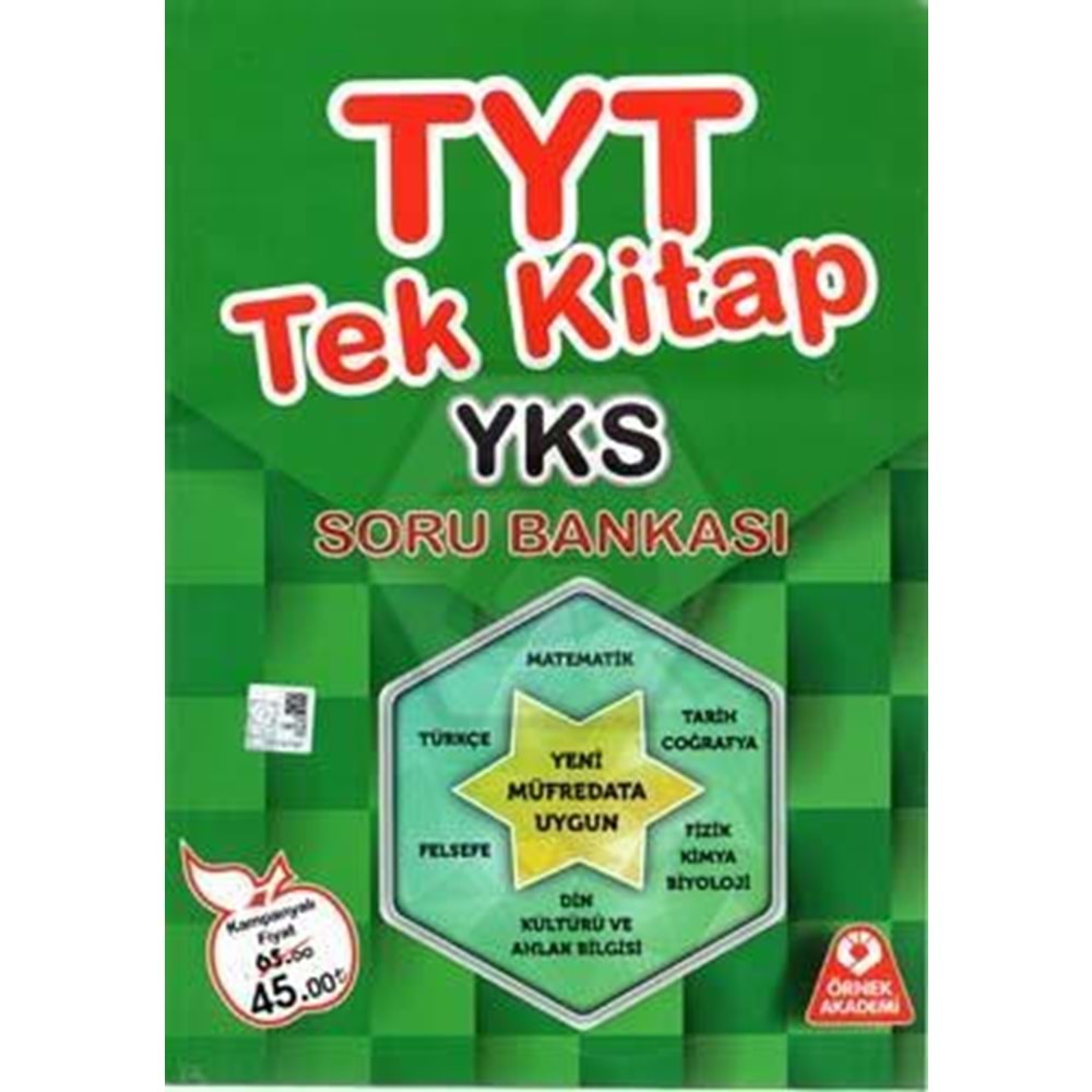 Örnek Akademi YKS TYT Tek Kitap Soru Bankasi (Yeni)