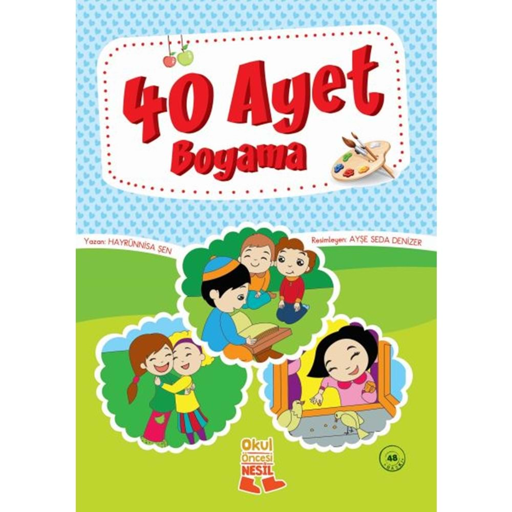 40 Ayet Boyama