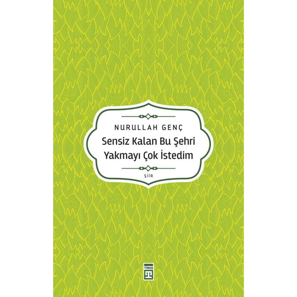 SENSİZ KALAN BU ŞEHRİ YAKMAYI ÇOK İSTEDİM