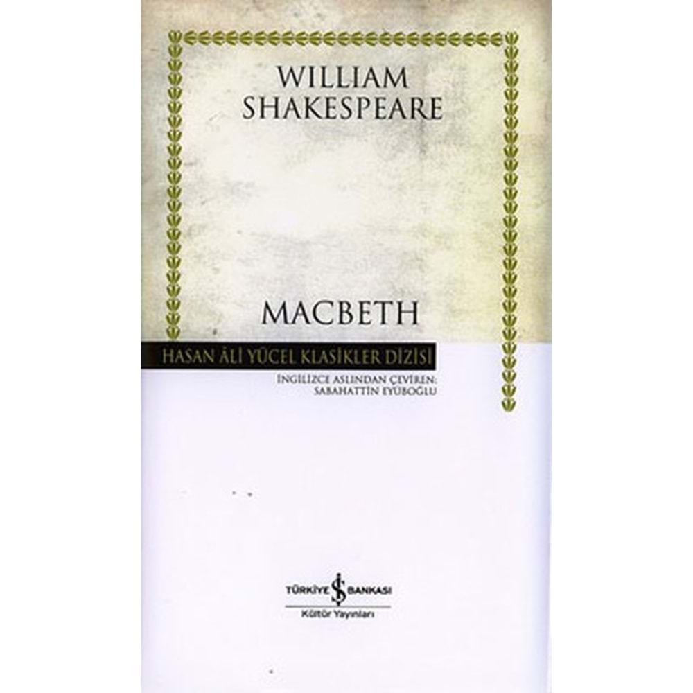 Macbeth - Hasan Ali Yücel Klasikleri