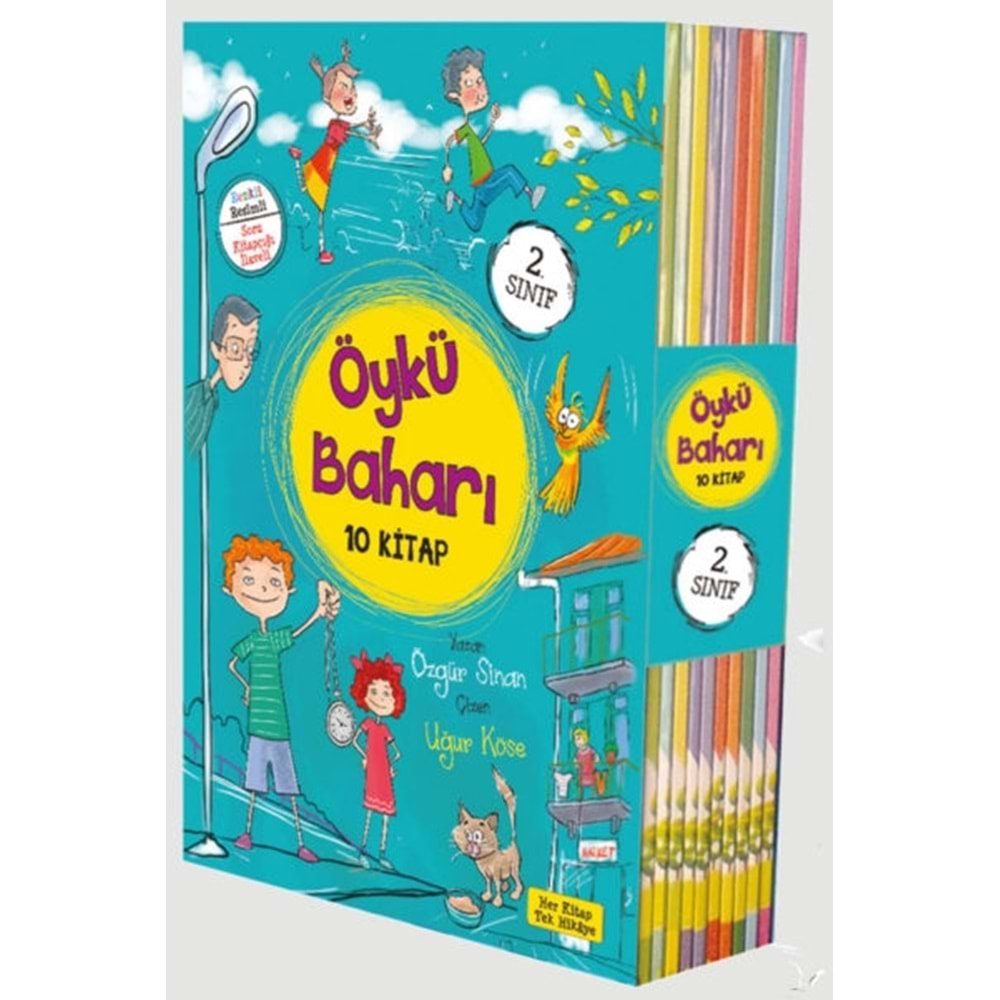 2.Sınıf Öykü Baharı Kutulu Set (10 Kitap)