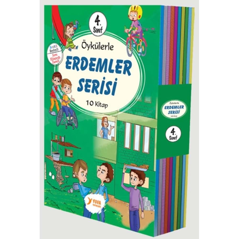 4.Sınıf Erdemler Serisi Kutulu Set (10 Kitap)