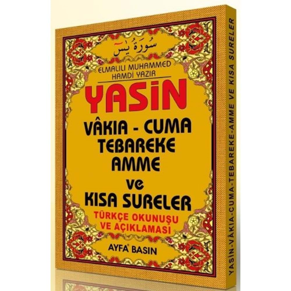 Yasin Kisa Sureler Türkçe Okunusu ve Açiklamasi Çanta Boy Üçlü