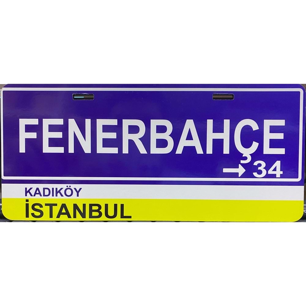 Fenerbahçe Ahşap Plaka 24*11