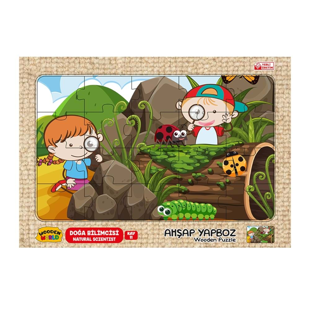 Redka Ahşap Puzzle 24X34 Cm. Doğa Bilimcisi 1