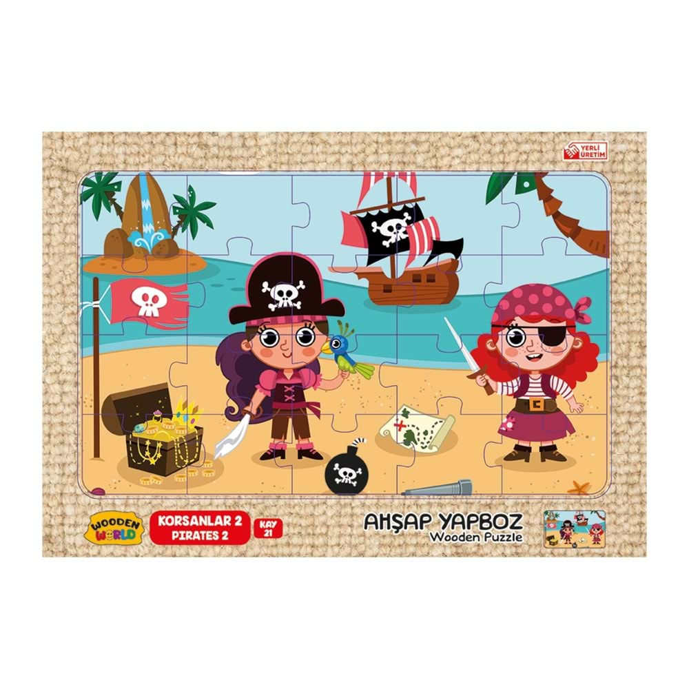 Redka Ahşap Puzzle 24X34 Cm. Korsanlar 2