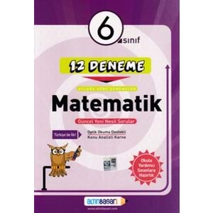 Altınbaşarı 6. Sınıf Matematik 12 Deneme (22,00 TL İADESİZ)