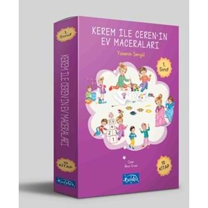 Kerem ile Ceren'in Ev Maceraları - 10 Kitap Set
