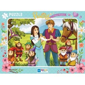 Blue Focus Princess Pamuk Prenses - Puzzle 72 Parça