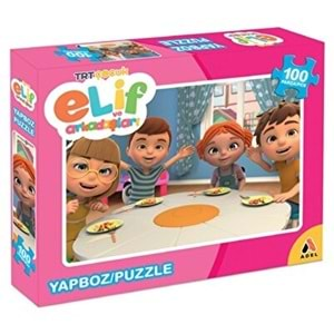 Adel Elif ve Arkadaşları 100 Parça Puzzle