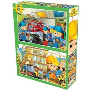Çalışkan İşçiler 50-100 2In1 Puzzle