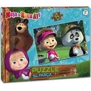 Masha Koca Ayı 54 Parça Kutu Puzzle