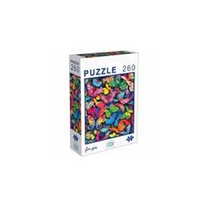Kelebekler Puzzle 260 Parça