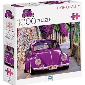 Parça Mor Araba 1000 Puzzle