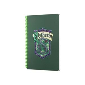 Harry Potter Slytherin Spiralli Defter Yeşil