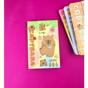 Capybara Mıknatıs Kapaklı Defter BM-1523