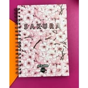 Pembe Sakura Tasarımlı Konuşan Ajanda