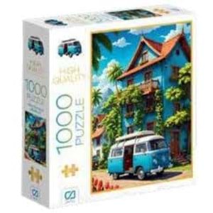 CA 1000 Parça Puzzle Mavi Karavan