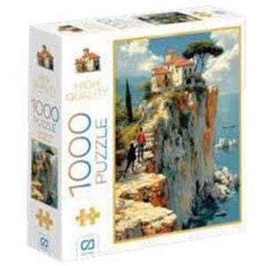 CA 1000 Parça Puzzle Tepedeki Ev