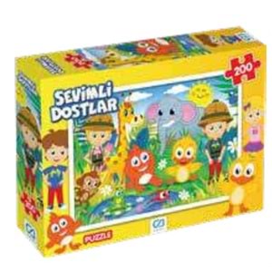Sevimli Doslar Puzzle 200 Parça