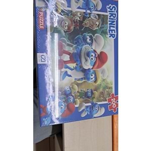 Şirinler 200 Parça Kutulu Puzzle