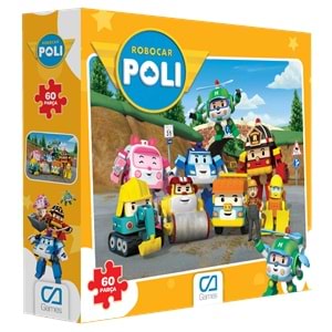 Robocar Puzzle 60 Parça