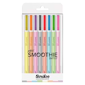 Scrikss Smoothie Jel Kalem 0.7mm Mor 40 Lı