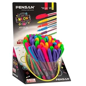 PENSAN NEON GEL KALEM 60 LI STAND 2229