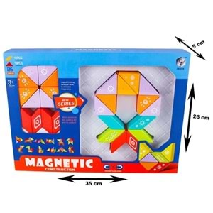 Kızılkaya 26 Parça Manyetik Zeka Blokları