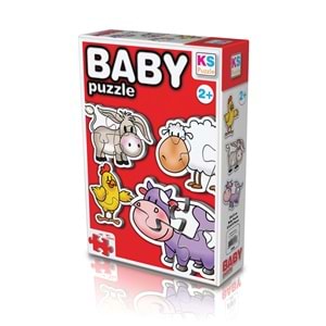 Ks Games Baby Puzzle Çiftlik Hayvanları