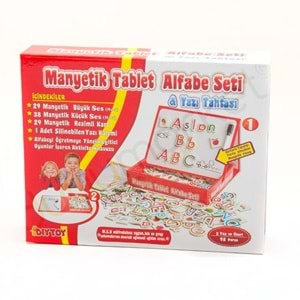 Diytoy Manyetik Tablet Alfabe Seti