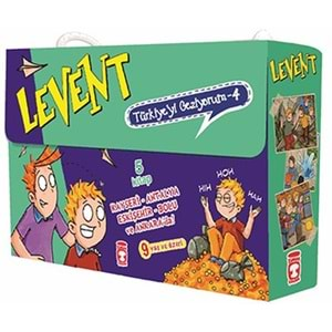 Levent Türkiyeyi Geziyorum 4 Set - (5 Kitap)