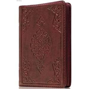 BORDO RENKLİ ÇANTA BOY KUR'AN-I KERİM (YALDIZLI-KILIFLI)
