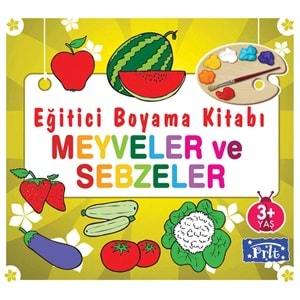Eğitici Boyama Kitabı Meyveler ve Sebzeler
