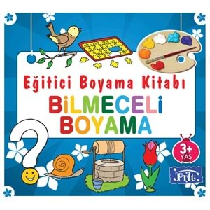 Eğitici Boyama Kitabı Bilmeceli Boyama