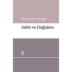 Sabit ve Değişken