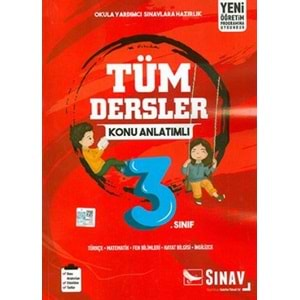 Sınav Yayınları 3.Sınıf-Tüm Dersler Konu Anlatımlı