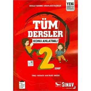 Sınav Yayınları 2.Sınıf-Tüm Dersler Konu Anlatımlı