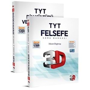 2023 TYT 3D Felsefe ve Din Kültürü Soru Bankası 3D Yayınları