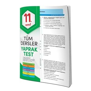 Element 11. Sınıf Tüm Dersler Yaprak Test