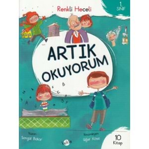 1.Sınıf Artık Okuyorum - Renkli Heceli 10 Kitap