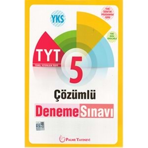 Palme Yks Tyt 5 Çözümlü Deneme *Yeni*