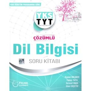 Palme Yks Tyt Çözümlü Dil Bilgisi Soru Kitabı *Yeni*